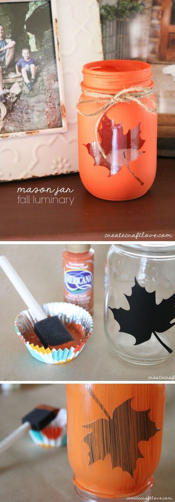 Fall in the Country Mason Jar