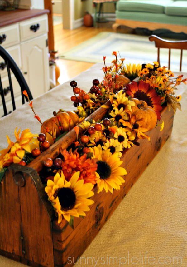 Berries and Flowers in Pretty Fall Colors