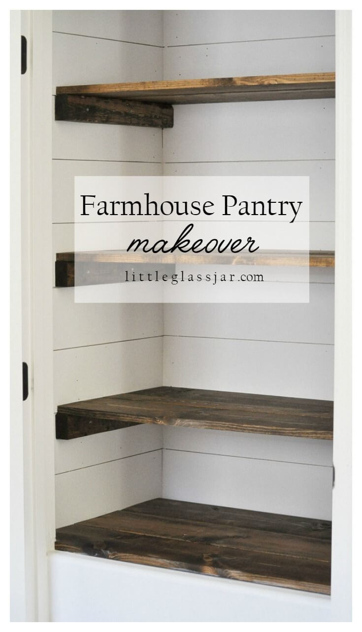 Sturdy and Elegant Pantry Shelves