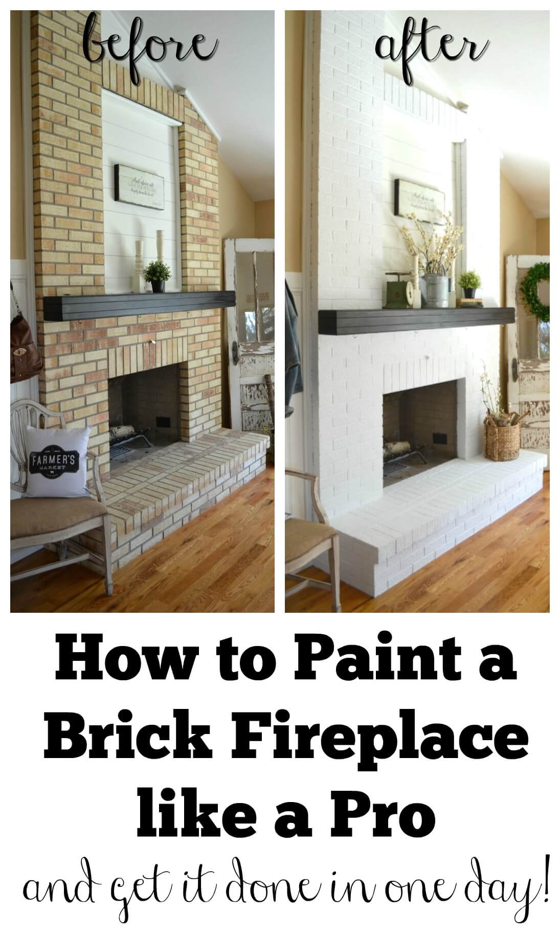 The One-Day Fireplace Makeover Hack