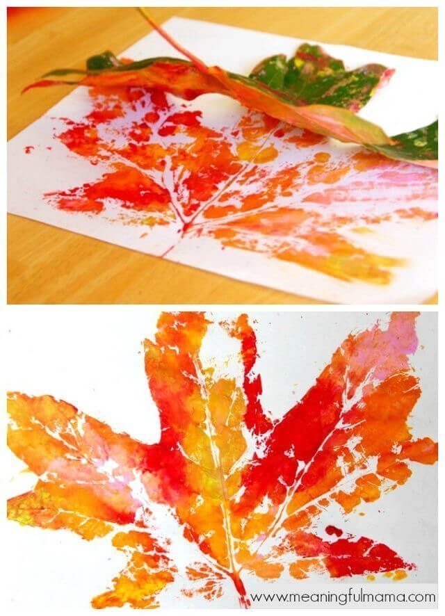 Autumn Colors Forever Leaf Stencils