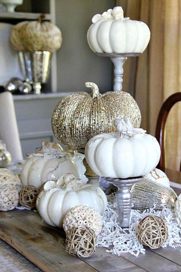 Silver and White are Autumn's Delight