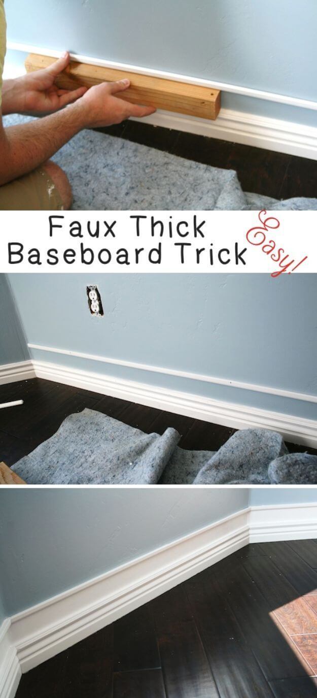 Lift Your Baseboard with a Simple Trick