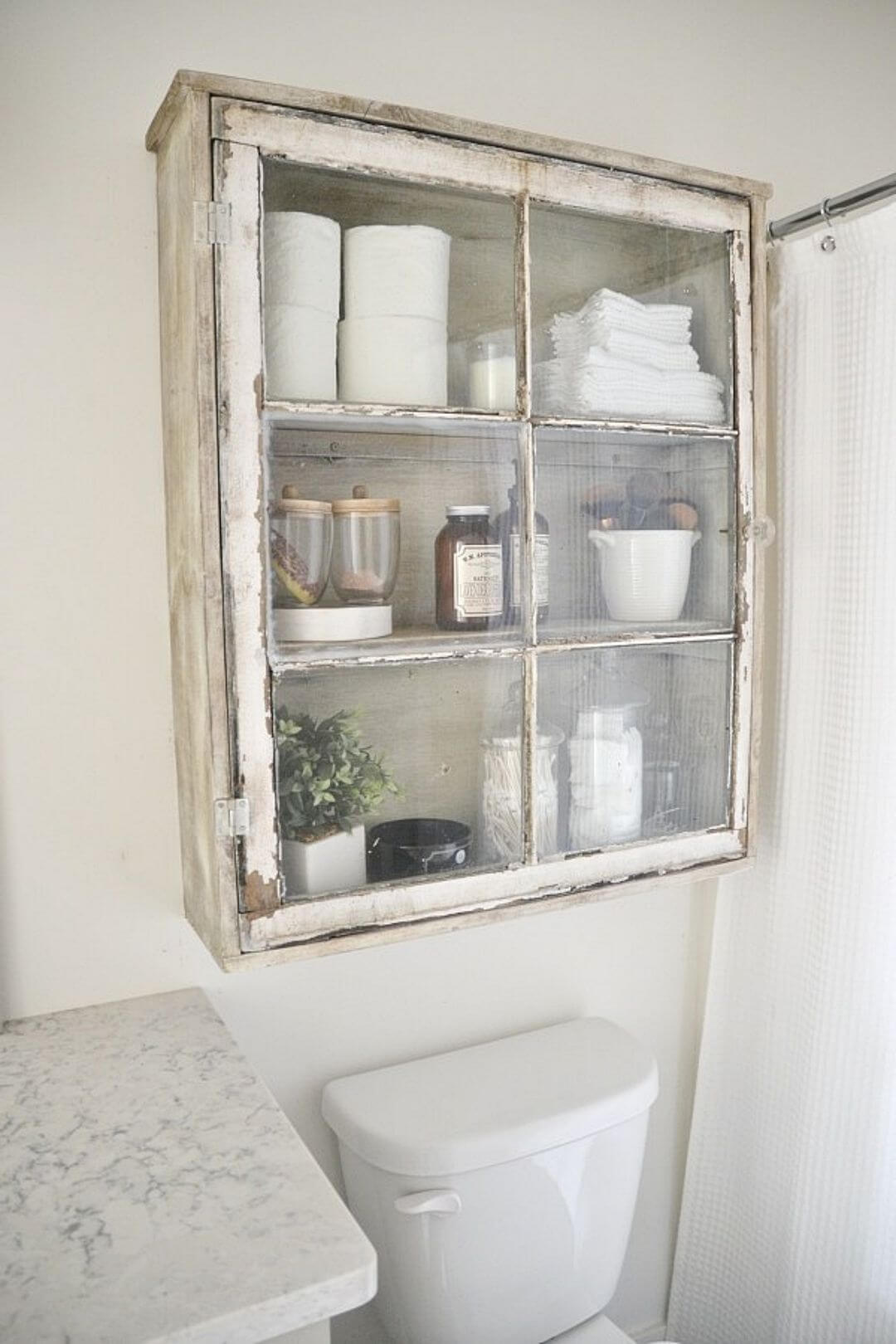 small bathroom storage ideas over toilet