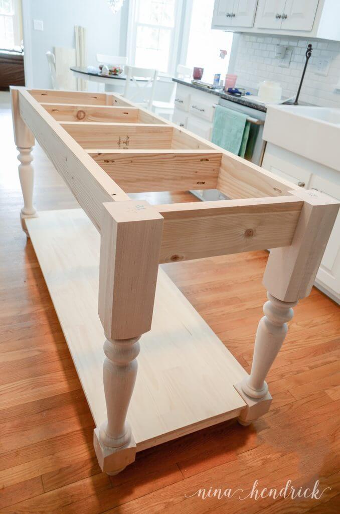23 Best Diy Kitchen Island Ideas And, How To Build A Rustic Kitchen Island With Seating