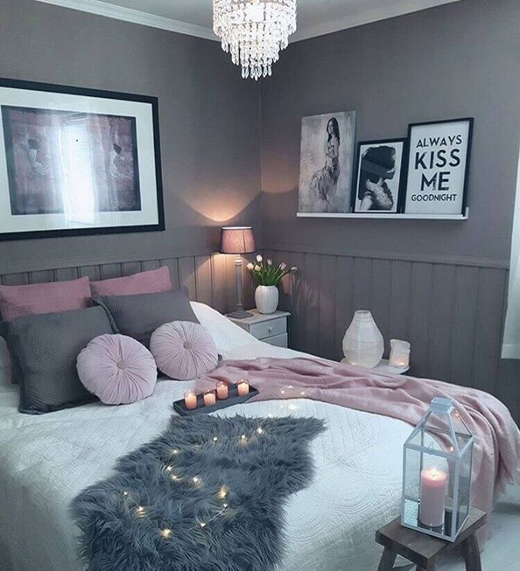 grey bedroom cozy designs dusty feminize delicate pinks lighting 2021 homebnc