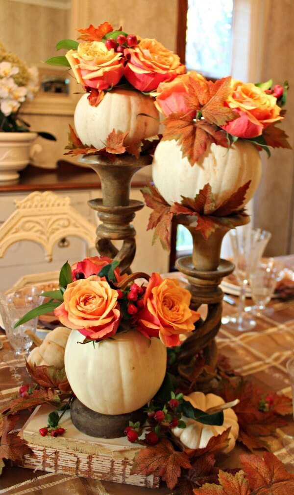 Candle Bases Raise Floral Displays