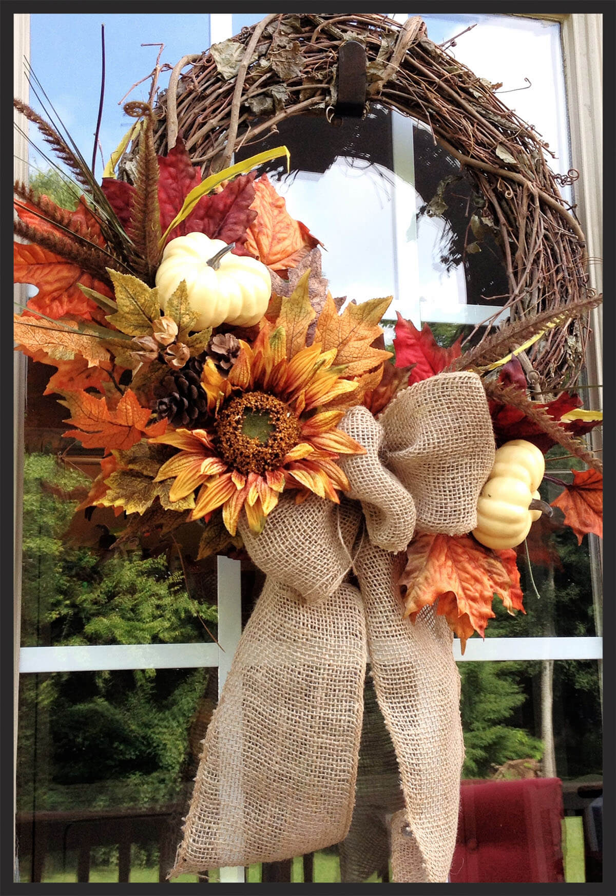 fall wreath for front door