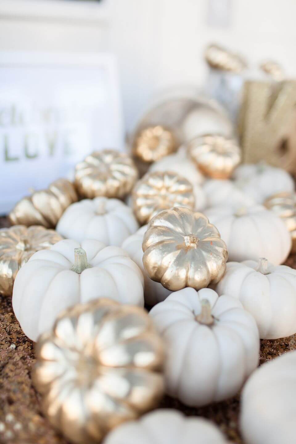 Painted Mini-Pumpkins to Spread the Spirit