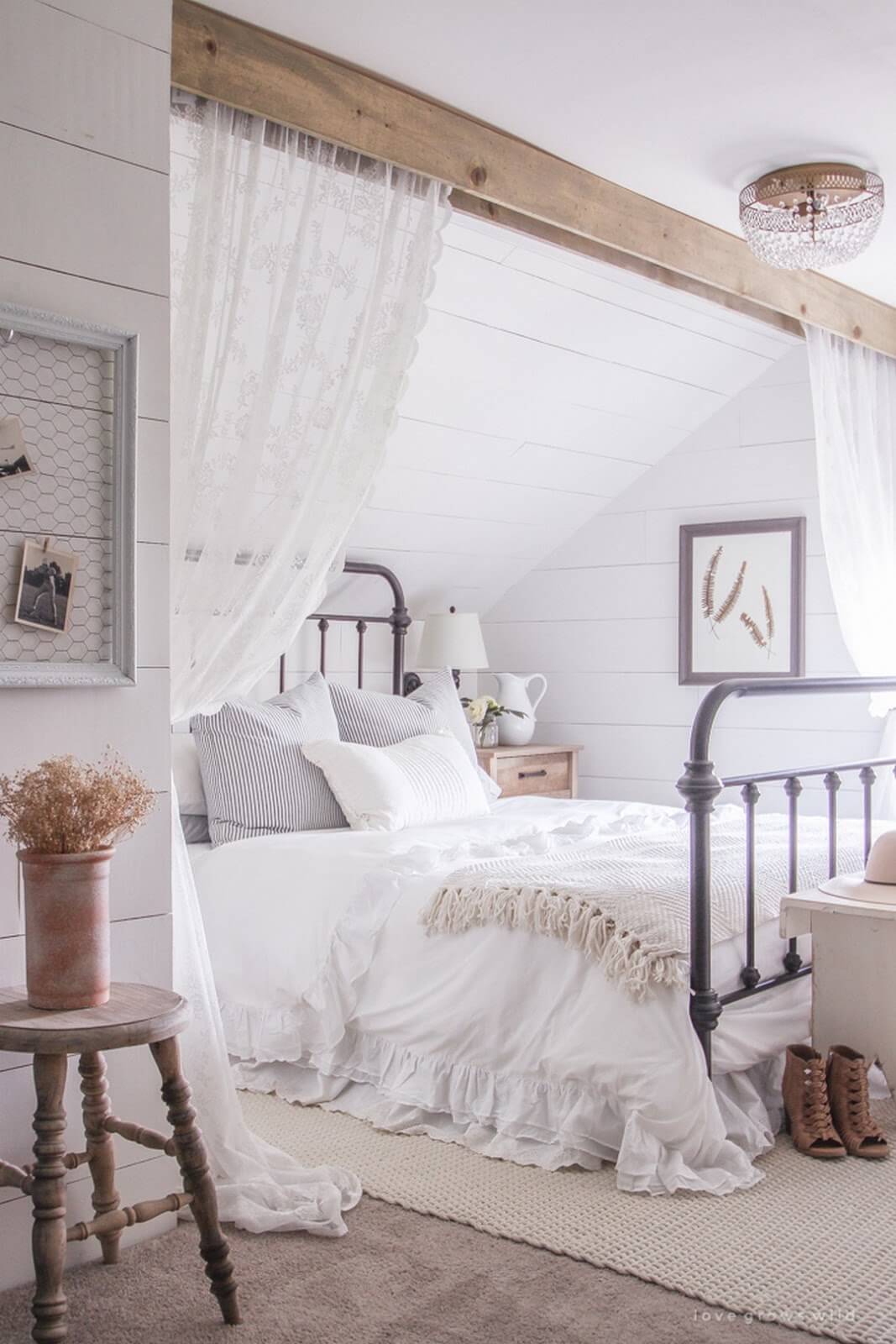 Classical Chic Country Bedroom