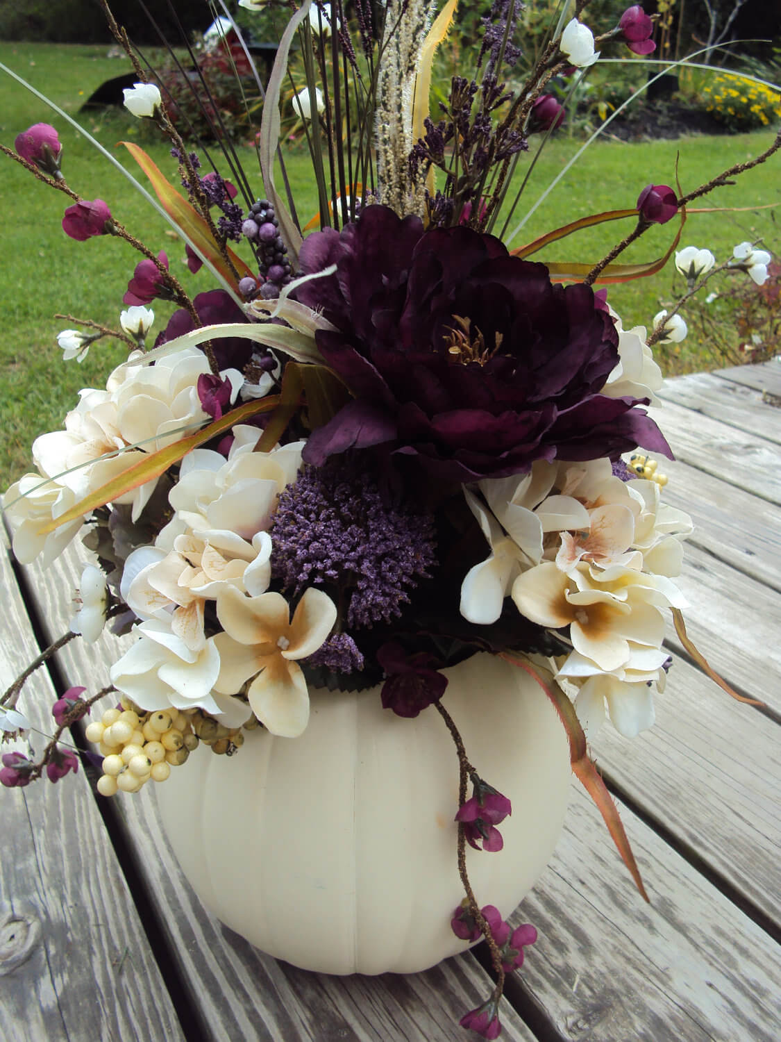 pumpkin wedding centerpieces