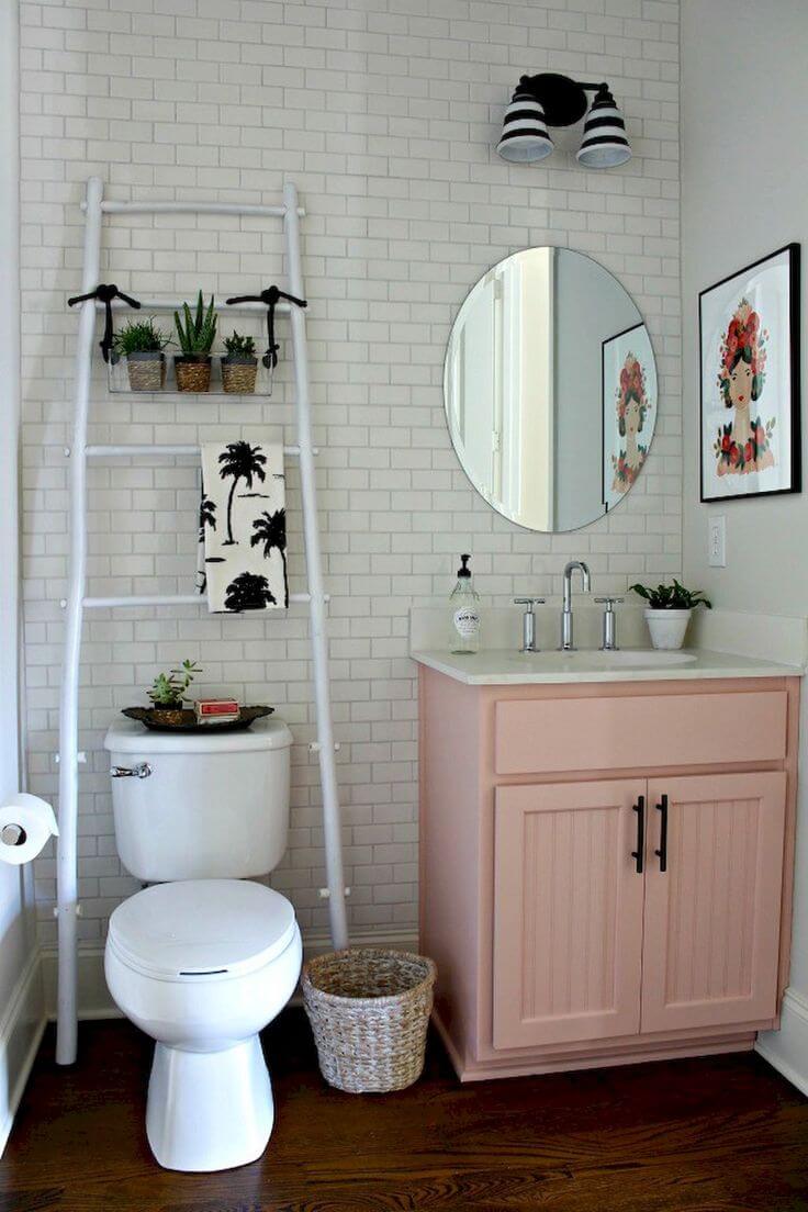 small bathroom storage ideas over toilet