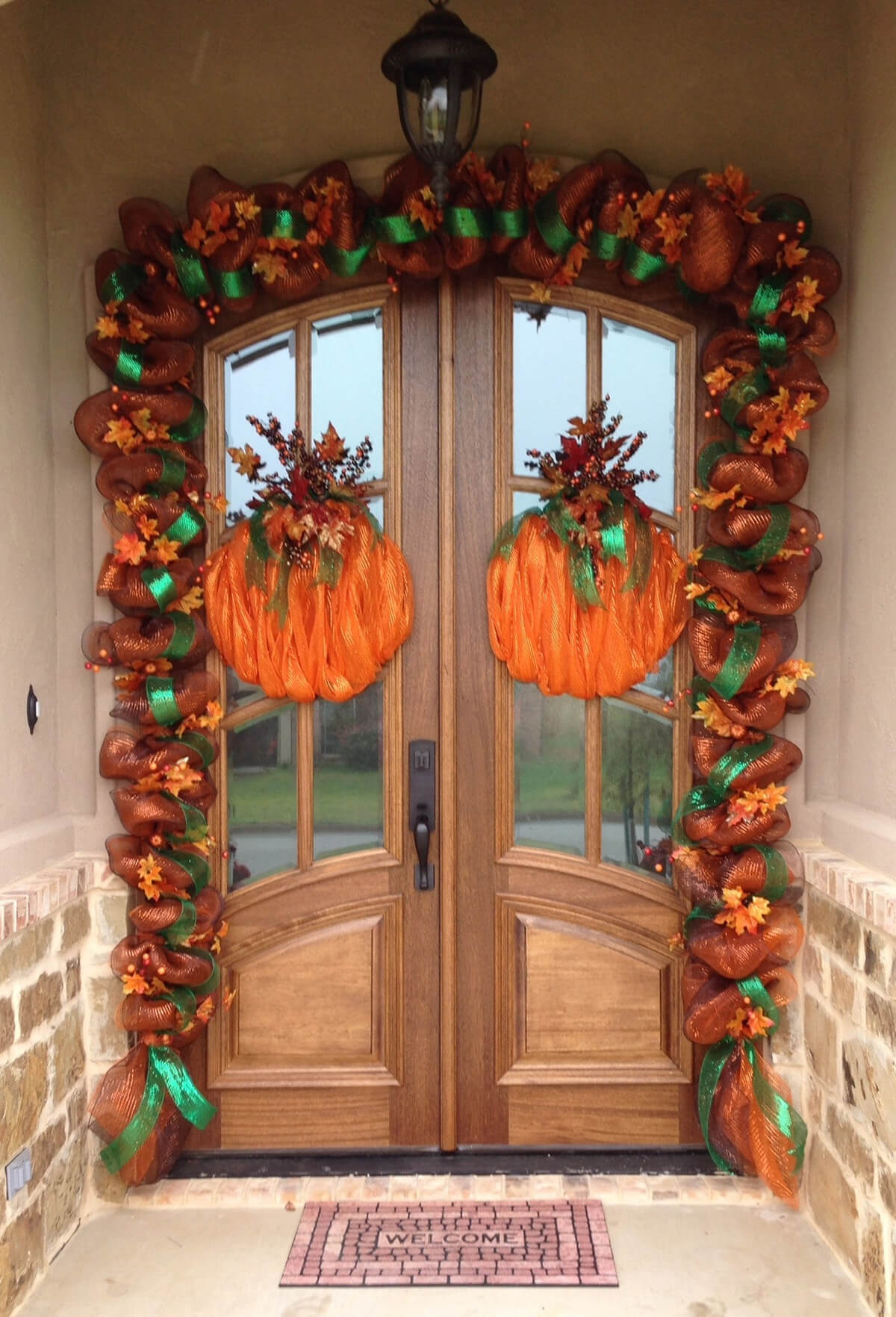 Outdoor Fall Garland / 25 Splendid Diy Outdoor Fall Decorations A Piece