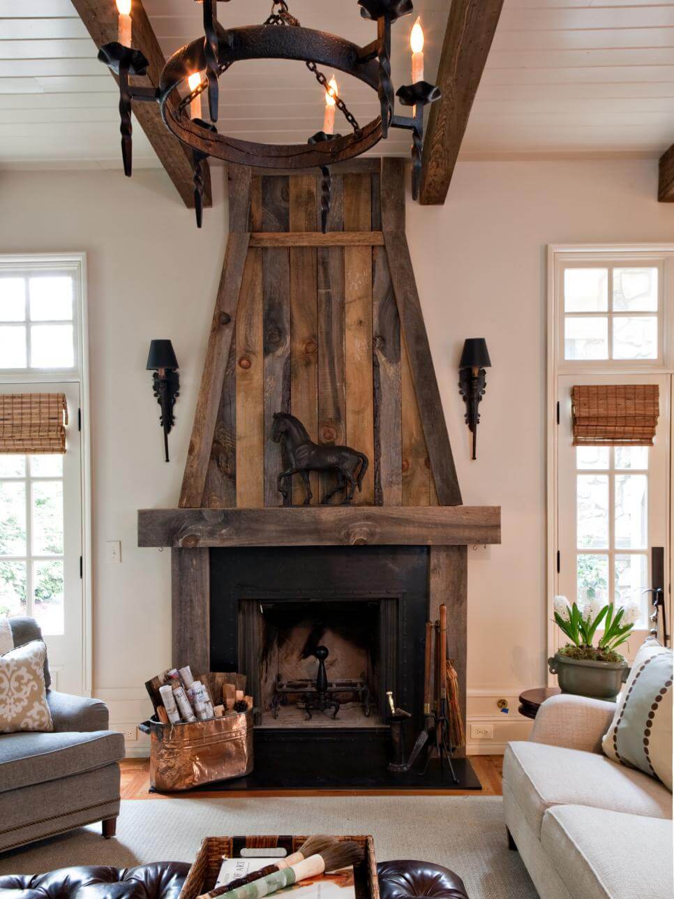 Rustic Fireplace Surround Ideas