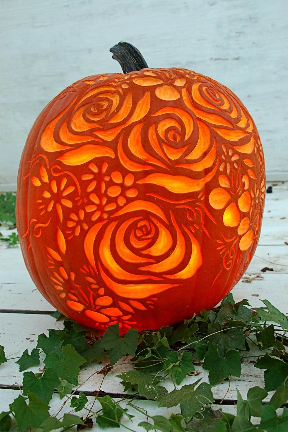 Pretty Pumpkin Carving