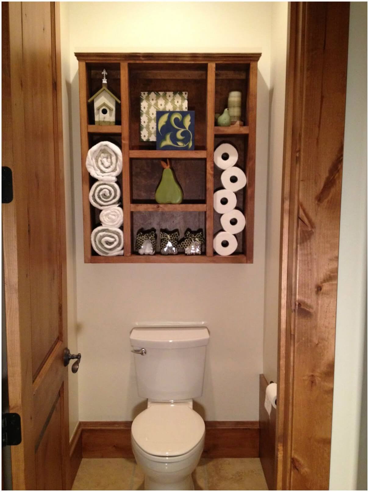 Small Bathroom Over The Toilet Storage