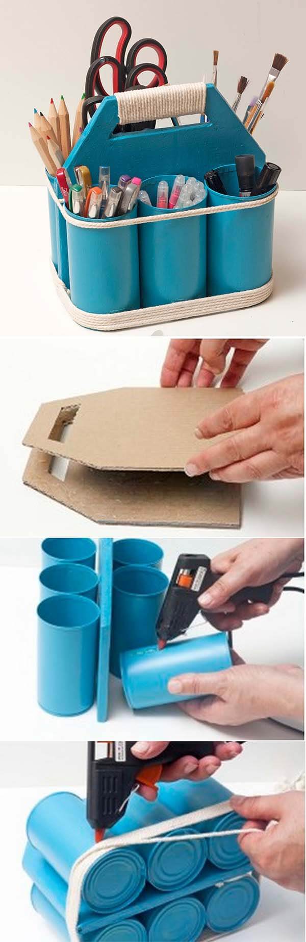 Six Spot PVC Pipe Art Tote