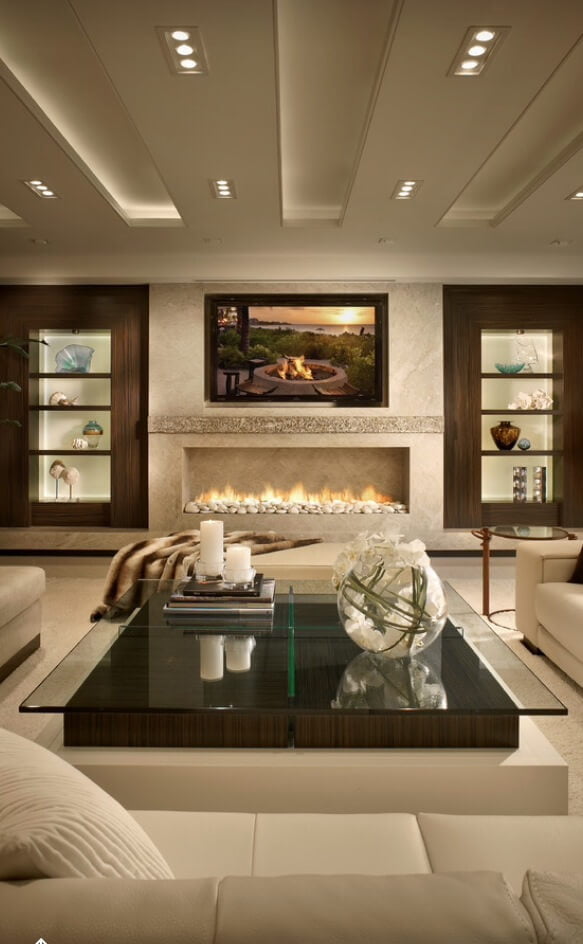 living room contemporary decor