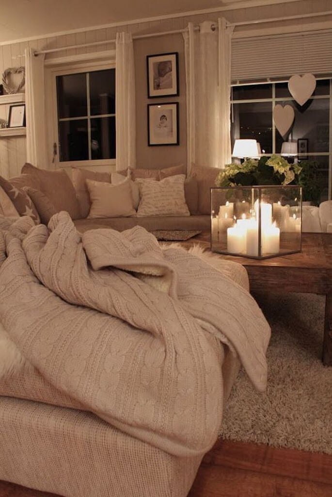 Beige Living Room Decor