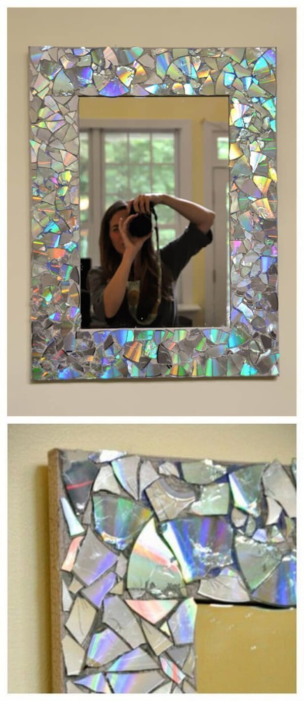 DIY Mosaic Mirror with Abalone