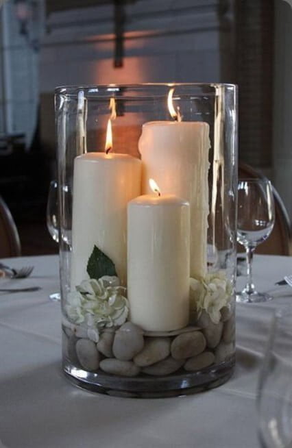 Zen Garden Candle Arrangement