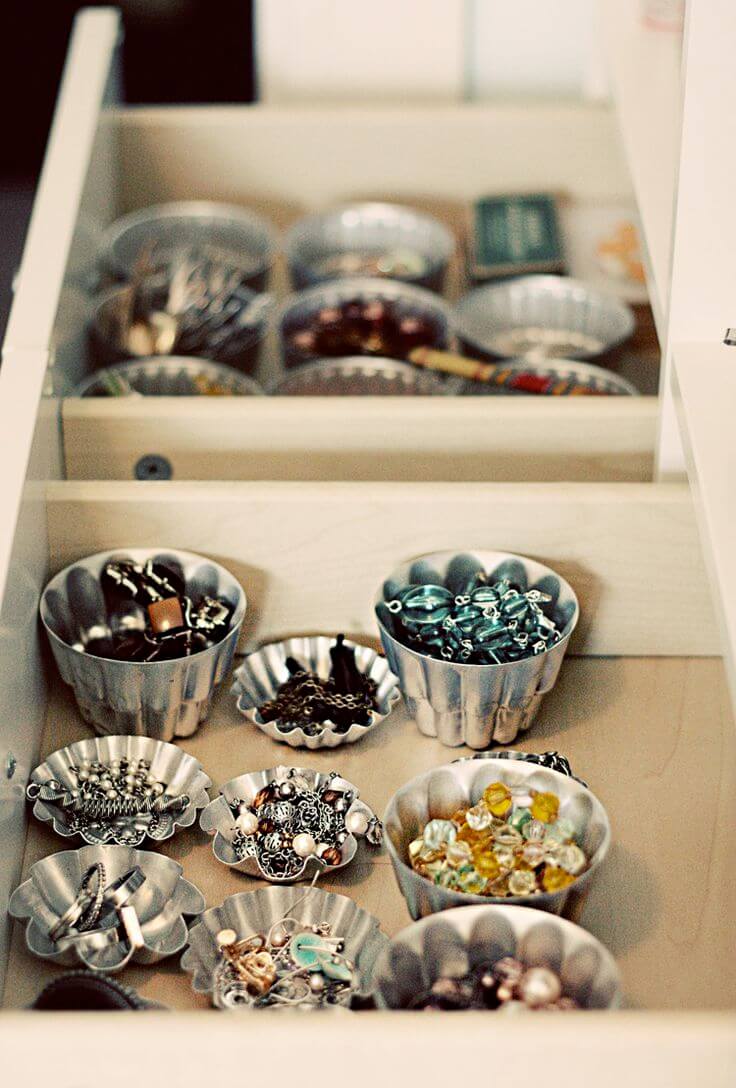 Metallic Muffin Tin Accessory Cups