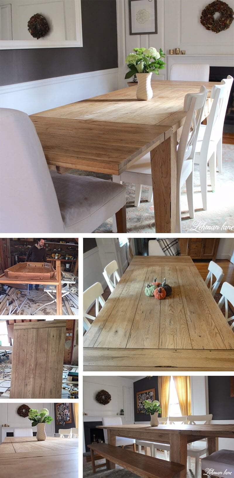 17 Best Rustic DIY Farmhouse Table Ideas and Designs for 2020 on {keyword}