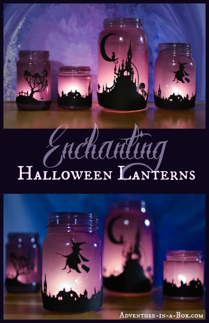 Spellbinding Halloween Silhouette Lanterns