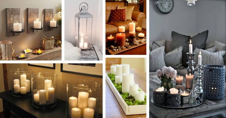 Featured image for 34 Ways to Add Warmth to Your Home with Beautiful Candle Decorations