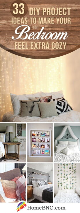 33 Best DIY Cozy Bedroom Project Ideas and Designs for 2023