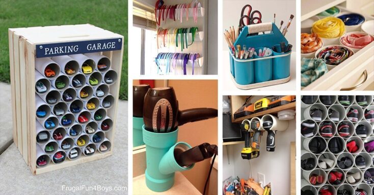 Featured image for 26 Clever PVC Pipe Organizing and Storage Projects to Simplify Your Life