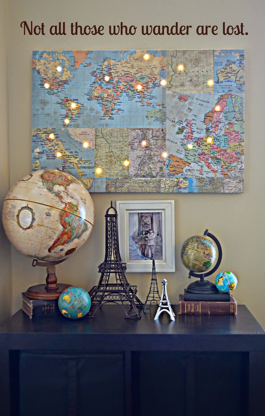 world travel themed decor