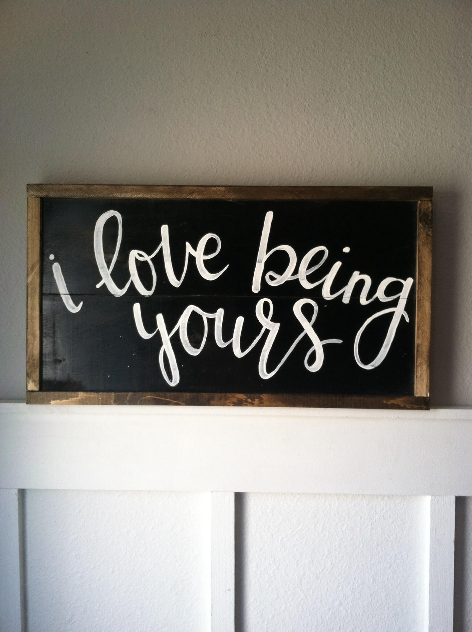 Being Yours Chalkboard Wall Accent