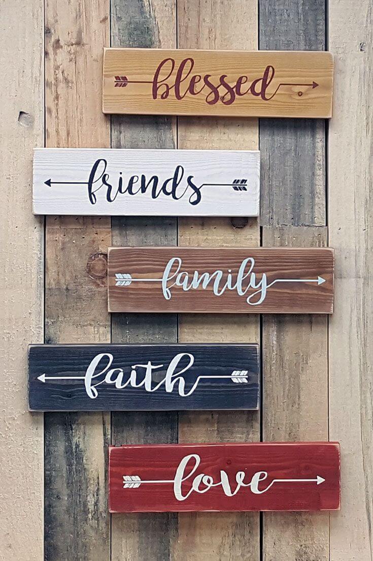 26 Best Rustic Wood Sign Ideas and Designs with ...