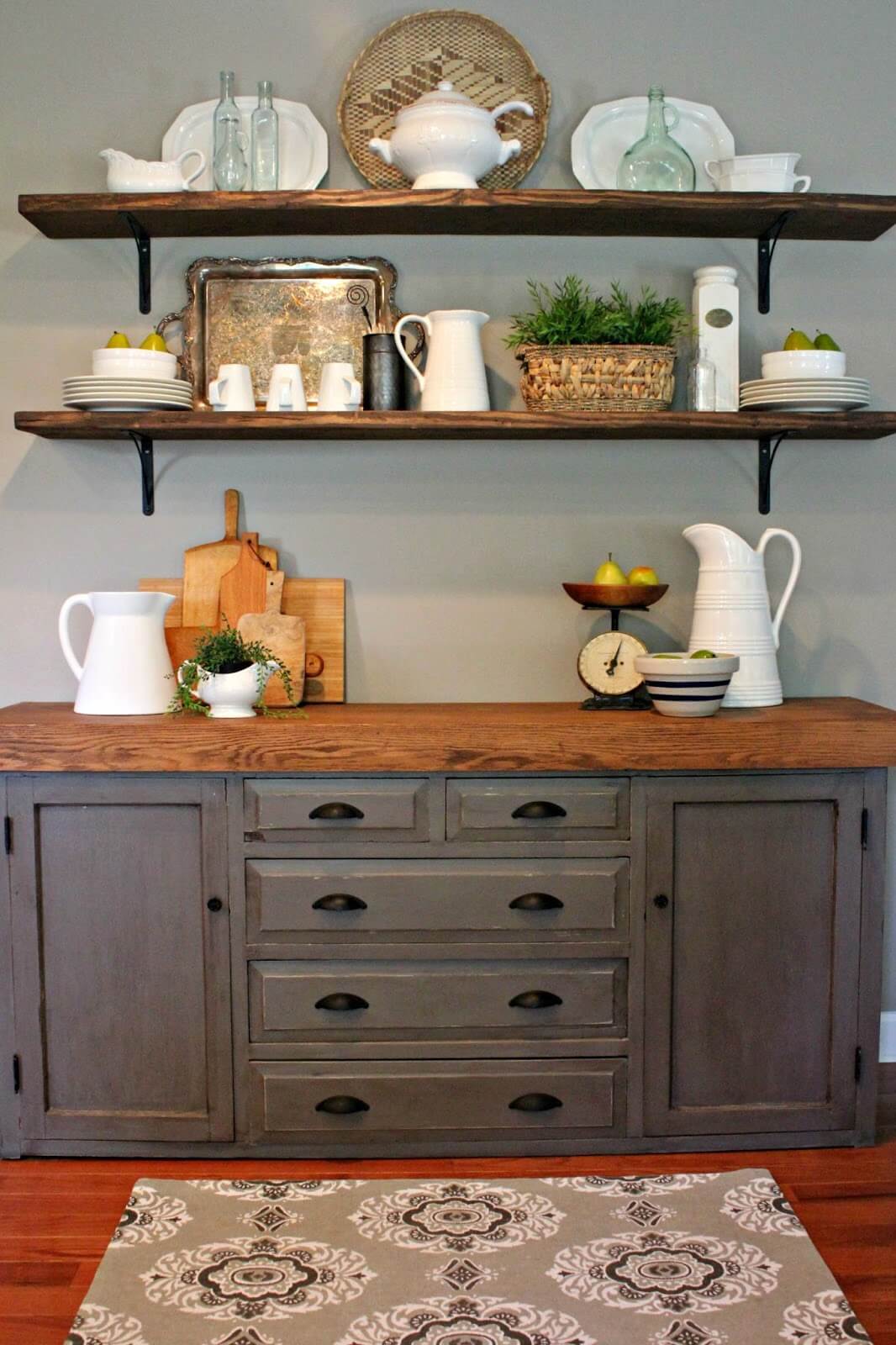 Farm Wood and Chalk Paint Dining Room