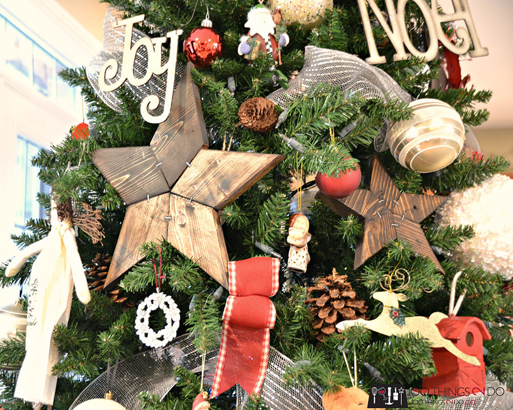 DIY Wooden Patchwork Stars Project