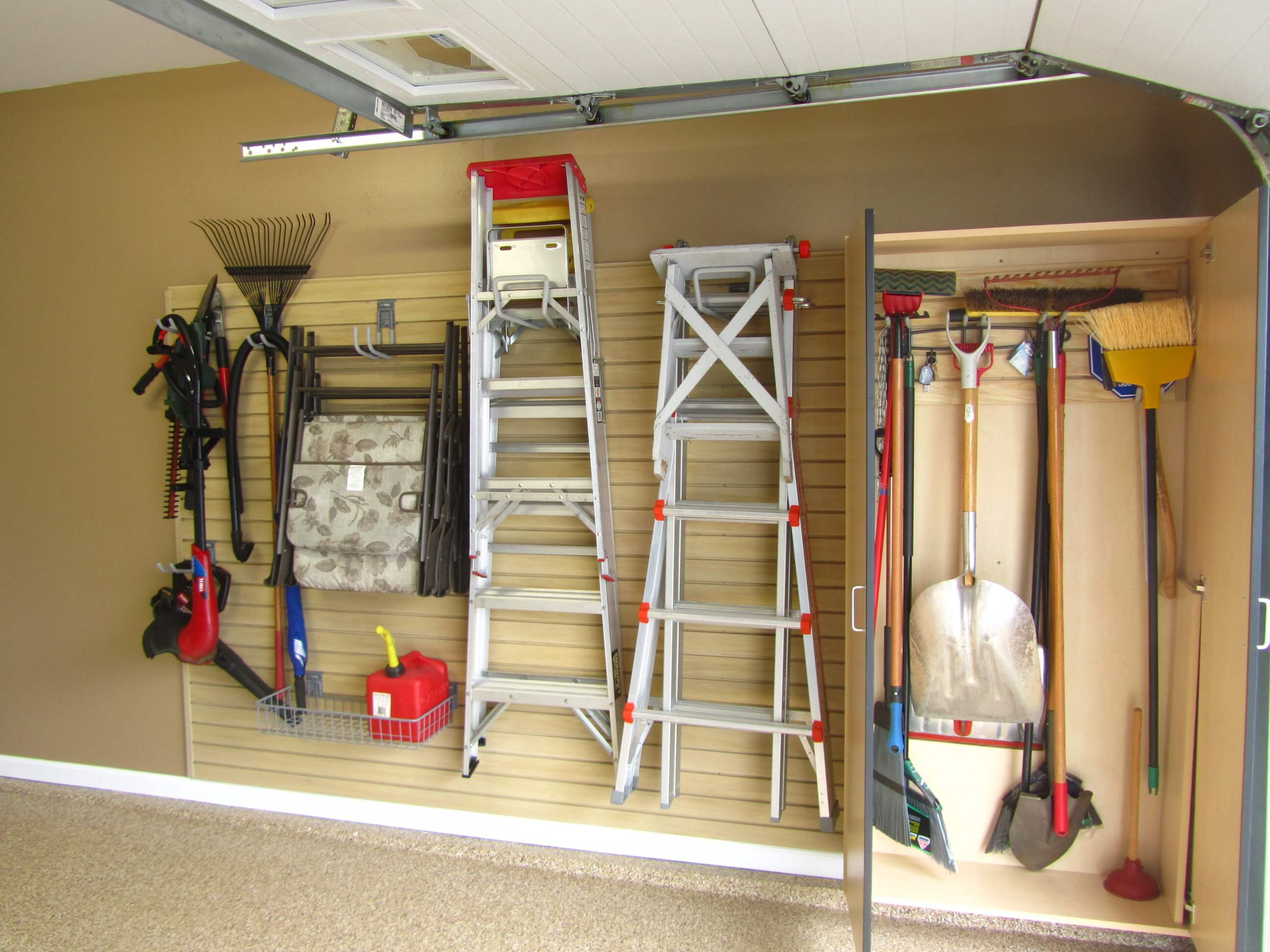 No Tool Shed Required Garage Layout