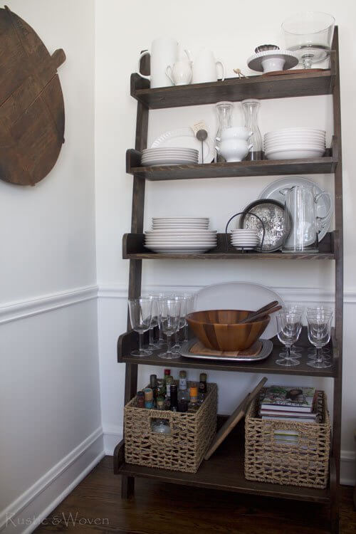 Sweet and Simple Staggered Shelf