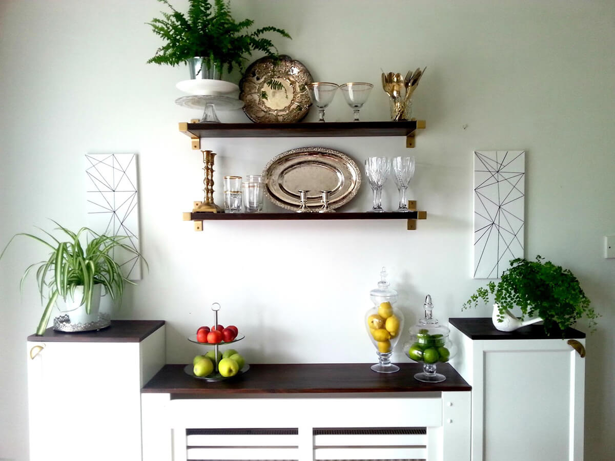 dining room storage small space