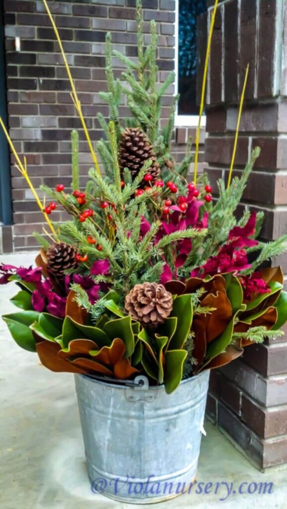 35 Best Outdoor Holiday Planter Ideas and Designs for 2023