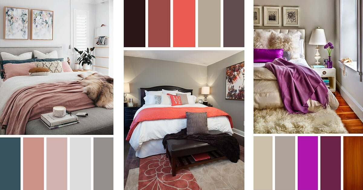 12 Best Bedroom Color Scheme Ideas And Designs For 2019