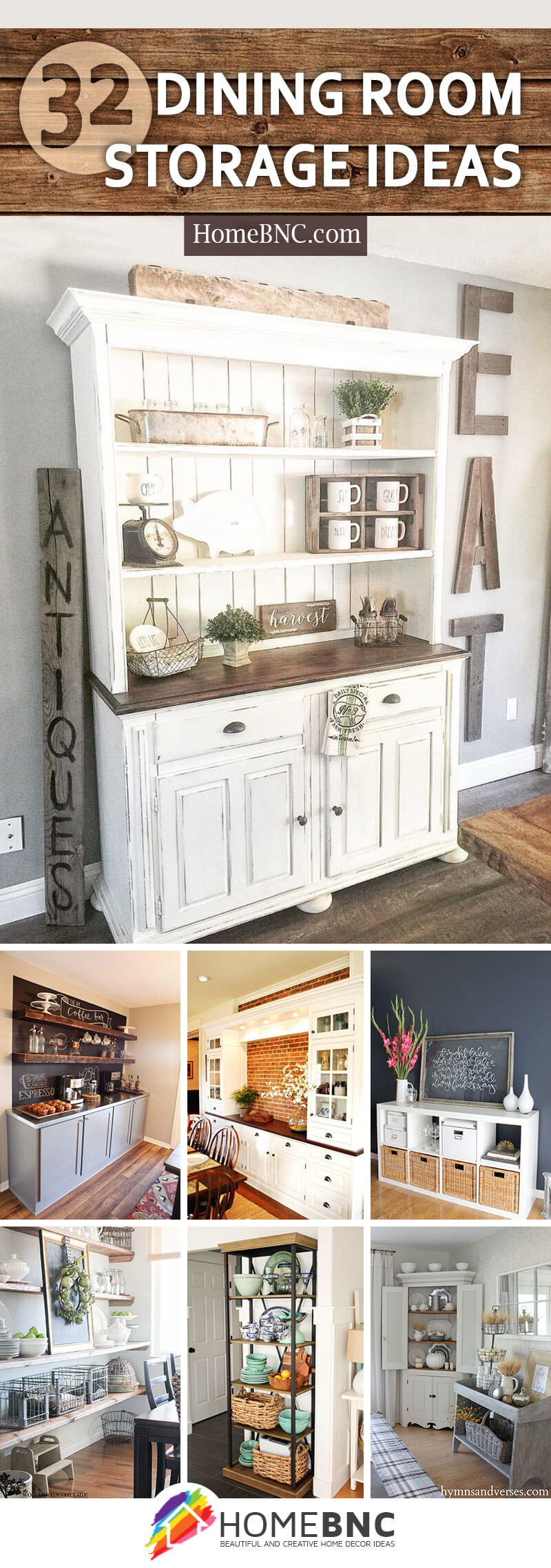 white corner cabinets dining room