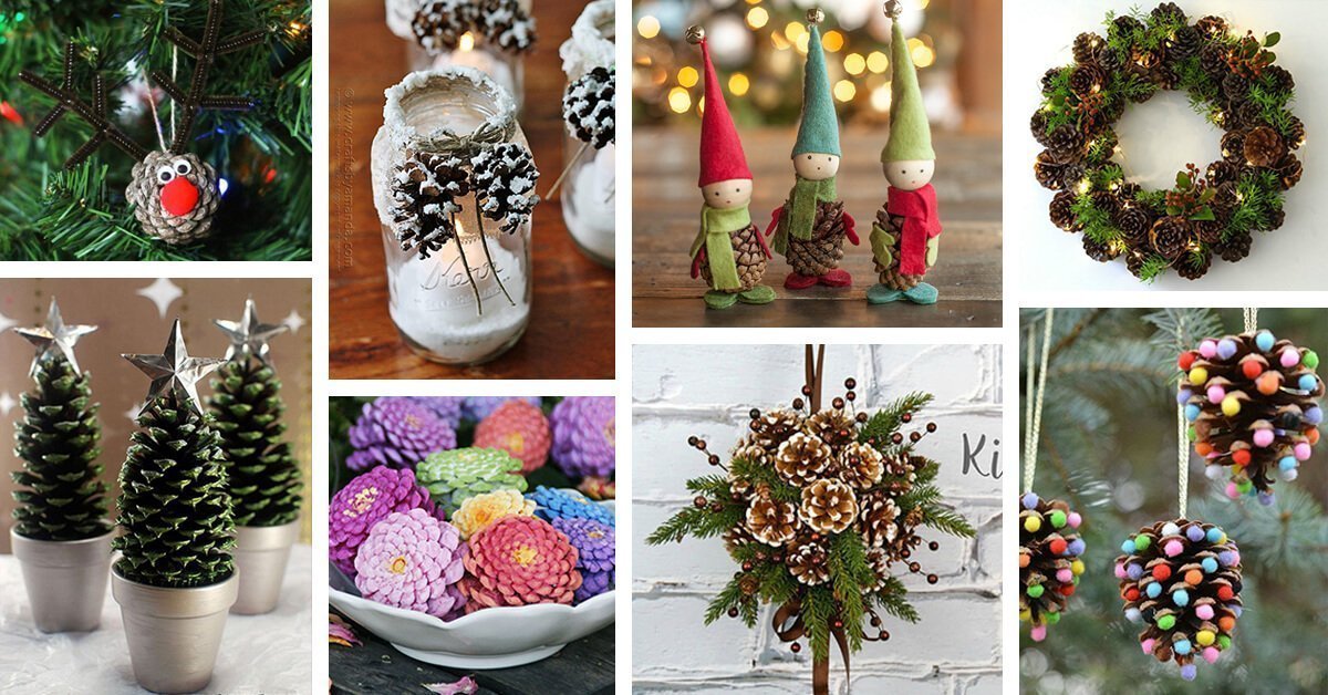 35 Best Diy Pine Cone Crafts Ideas And Designs For 2021