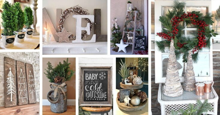 Featured image for 38 Festive Rustic Farmhouse Christmas Decor Ideas to Make Your Season Both Merry and Bright
