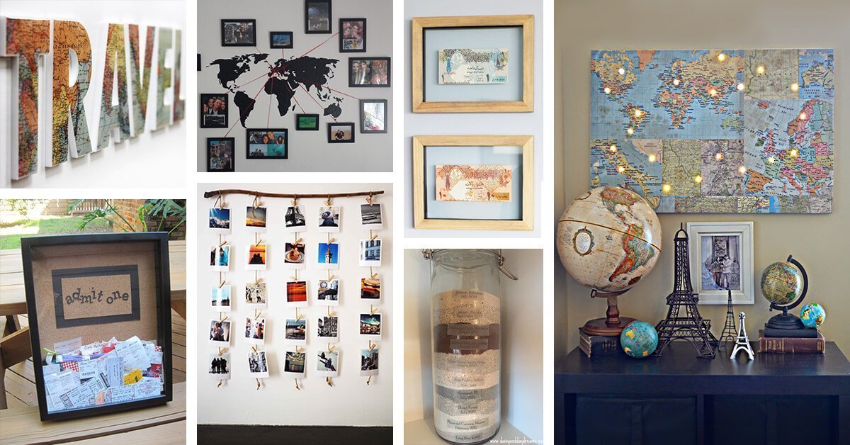 Travel The World From Home With These travel decorations for home