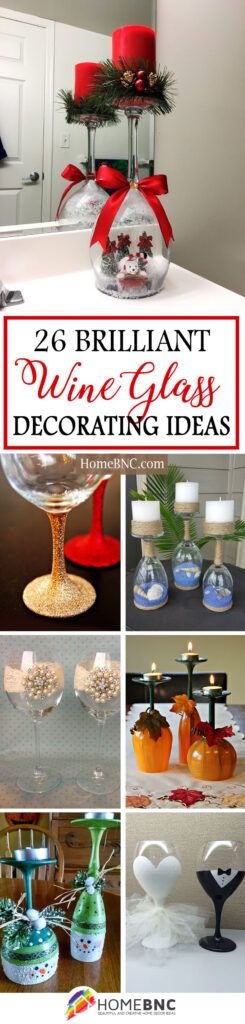 26 Best Wine Glass Decorating Ideas And Designs For 2023   Wine Glass Decorating Ideas Pinterest Share Homebnc 245x1024 