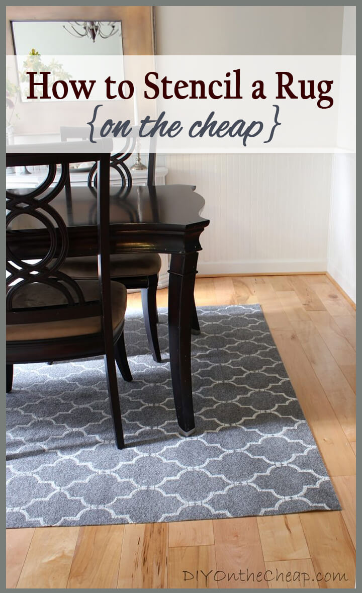 How to Transform a Cheap Rug