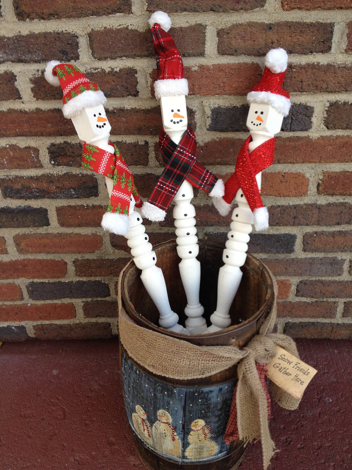 Festive Snowman Snow Sticks