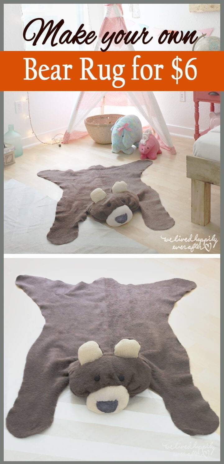 $6 Teddy Bear Floor Throw