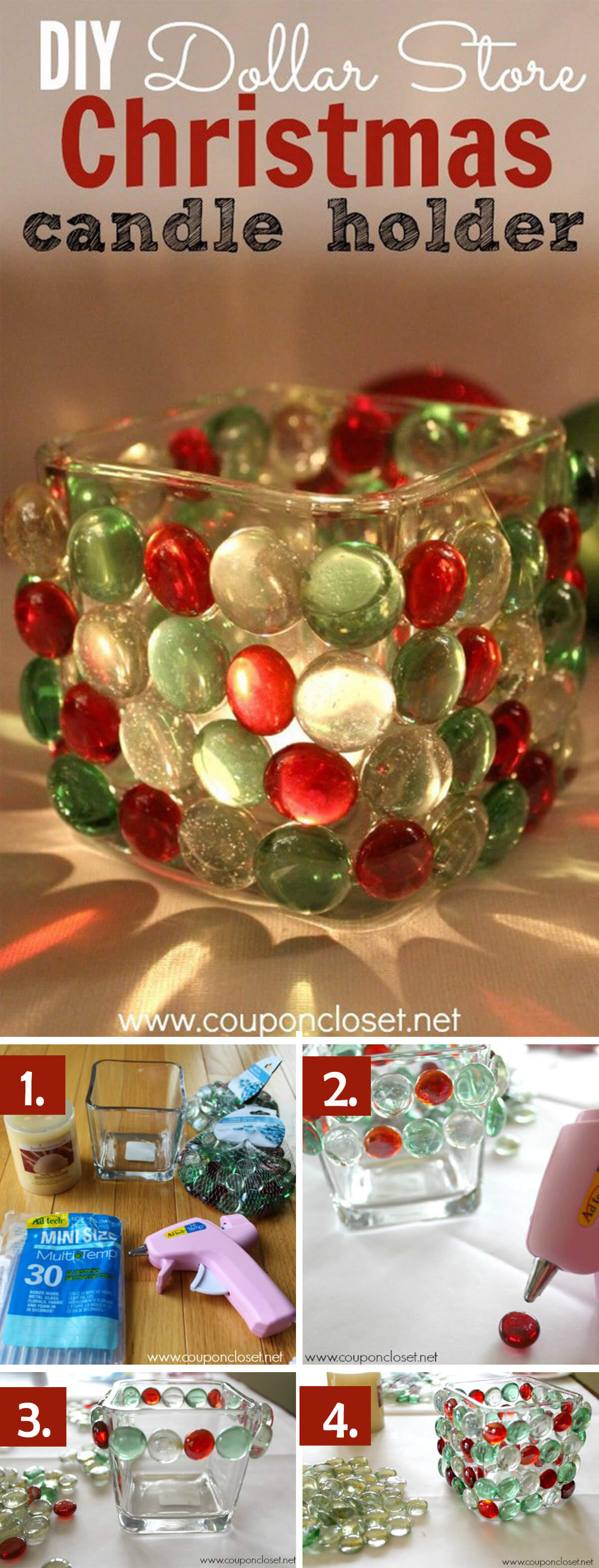 45 Best DIY Dollar Store Christmas Decor Craft Ideas for 2018